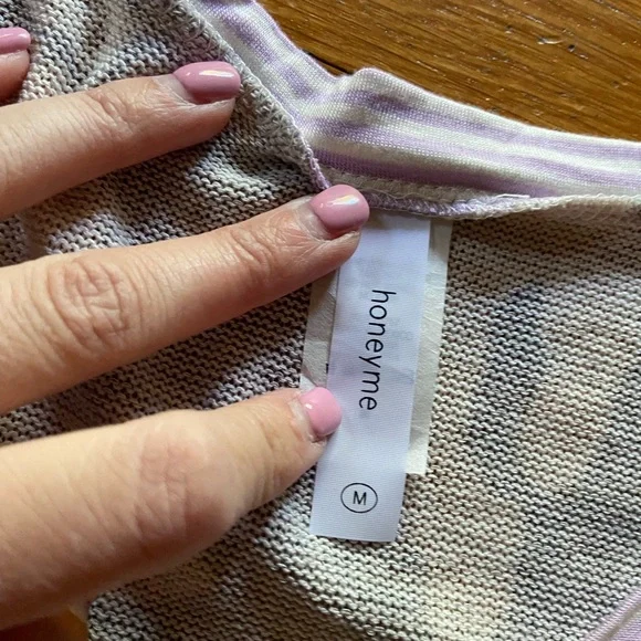 NWOT honeyme oversized shirt - Picture 2 of 4